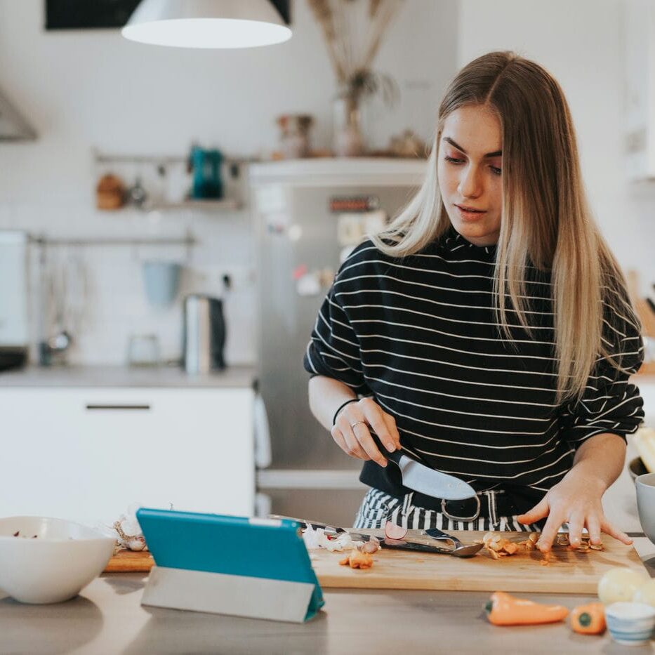 woman on her holistic nutrition journey